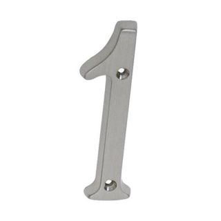 Schlage 4 inch Satin Nickel Classic House Number   17560405