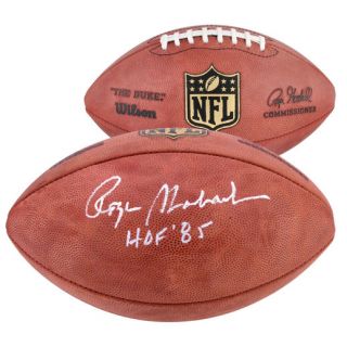 Fanatics Authentic Roger Staubach Dallas Cowboys Autographed Duke Pro Football with HOF 85 Inscription