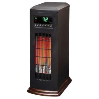 Lifesmart 21 in. 1500 Watt 3 Long Vertical Element Large Room Infrared Tower Heater with Remote ZCHT1057US