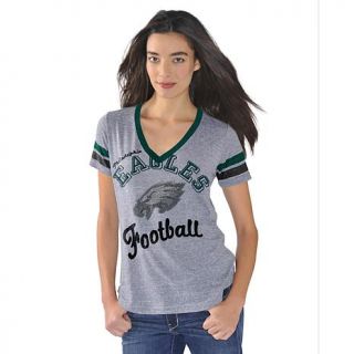 Officially Licensed NFL for Her Bump n Run Tri Blend Tee   Eagles   7759361