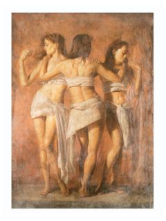 Three Graces, by Tomasz Rut (Canvas) by Quality Art Auctions