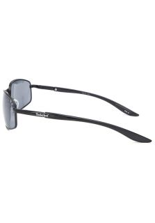 Unisex Black Rectangle Sunglasses