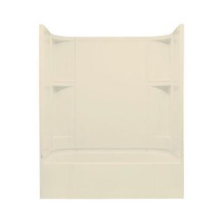 STERLING Accord 30 in. x 60 in. x 74 1/4 in. Four Piece Direct to Stud Bath/Shower Kit in Almond DISCONTINUED 71240112 47
