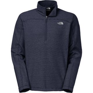 The North Face Texture Cap Rock Fleece Pullover   1/4 Zip   Mens