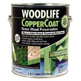 Wolman 1 gal. CopperCoat Green Below Ground Wood Preservative (Case of 4) 1901A
