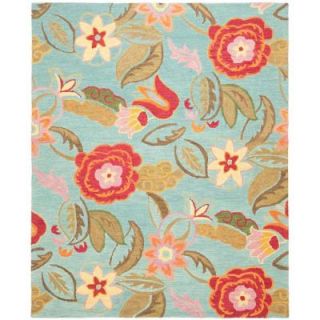 Safavieh Blossom Blue/Multi 8 ft. 9 in. x 12 ft. Area Rug BLM675A 9
