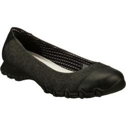Womens Skechers Relaxed Fit Bikers Glitzy Sparkle Black  