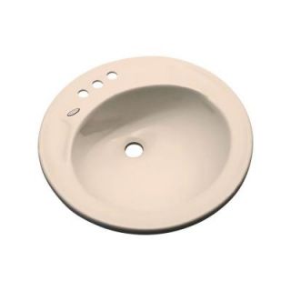 Province Drop In Bathroom Sink in Peach Bisque 90407