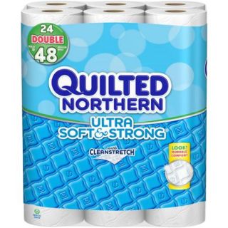Quilted Northern Ultra Soft & Strong Toilet Paper Double Rolls, 190 sheets, 24 rolls