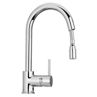 LaToscana Elba Single Handle Pull Down Sprayer Kitchen Faucet in Chrome 78CR591LFTS