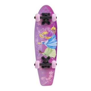 Disney Flower Princess Graphic 21 in. Kids Wood Cruiser Skateboard 159221