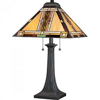 Quoizel TFNO6325VA CFL Table Lamp, Valiant Bronze