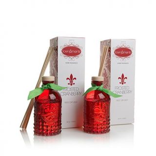 Scentaments Fleur de Lis 2 Diffuser Set   Frosted Cranberry   7401788