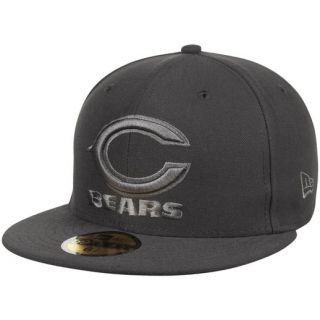 New Era Chicago Bears NFL Graphite League Basic 59FIFTY Fitted Hat