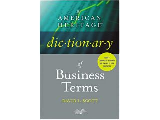 Houghton Mifflin H55000 The American Heritage Dictionary of Business Terms, Hardcover, 608 Pages