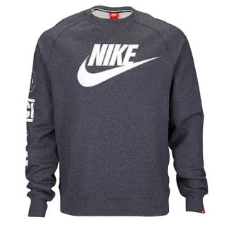 Nike Graphic Crew   Mens   Casual   Clothing   Black/White