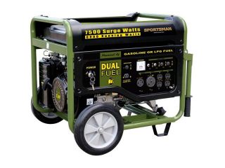 7500 Watt Dual Fuel Generator