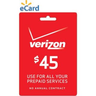  Verizon 30 Day Unlimited Talk & Text $45