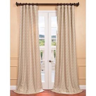 EFF Zeus Stone Embroidered Jacquard Curtain Panel 108L
