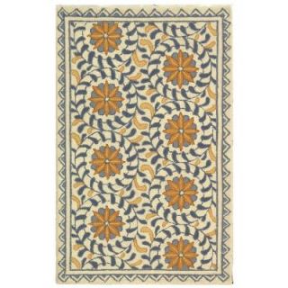 Safavieh Chelsea Ivory/Blue 2 ft. 6 in. x 4 ft. Area Rug HK150A 24