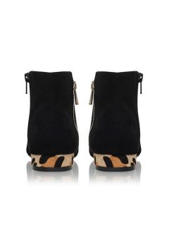 Miss KG Soho low heel ankle boots with zip Black