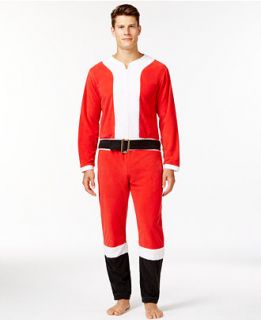 Briefly Stated Santa One Piece Pajama Suit   Pajamas, Robes & Slippers