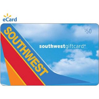  Southwest Airlines $50 eGift Card