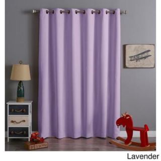 Aurora Home Extra Wide Thermal 96 inch Blackout Curtain Panel Lavender