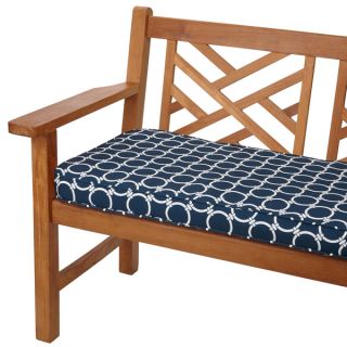 Links Navy 48 inch Indoor/ Outdoor Corded Bench Cushion   15770534