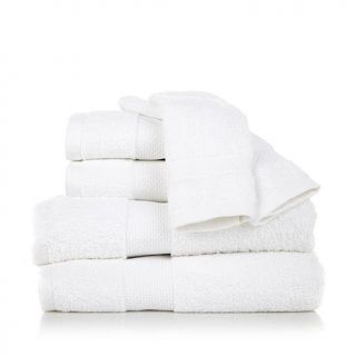 Concierge Collection 100% Cotton Waffle Dobby 6 piece Towel Set   7586106