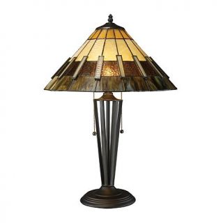 Porterdale 23In 2 Light Tiffany Bronze Desk & Table Lamp