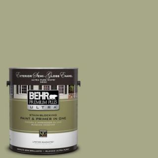 BEHR Premium Plus Ultra 1 gal. #S360 4 Meditation Time Semi Gloss Enamel Exterior Paint 585401