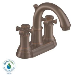American Standard Portsmouth 4 in. Centerset 2 Handle Bathroom Faucet in Oil Rubbed Bronze 7420.221.224