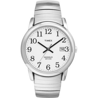 Timex T2H4519J Mens Easy Reader Silvertone Expansion Band Watch