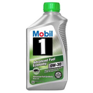 Mobil 1 0W 30 Advanced Fuel Economy Full Synthetic Motor Oil, 1 qt.