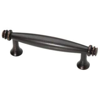 Liberty Circles and Scrolls 3 in. (76 mm) Venetian Bronze Domed Ringed Cabinet Pull PBF570H VBR C