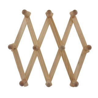 Junipers Expandable Heavy Duty Wooden Wall Racks (Pack of 2)