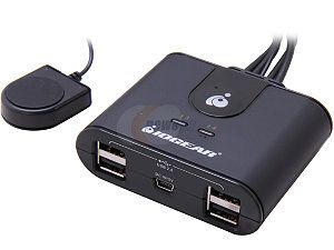 IOGEAR GUS404 4x4 USB 2.0 Peripheral Sharing Switch