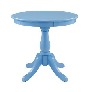Oh Home Kallie White Round Spindle Table