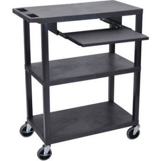 Luxor EA42LE B 42" Fixed Height Presentation Cart EA42LE B