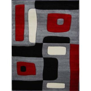 Home Dynamix Sumatra Black 7 ft. 10 in. x 10 ft. 2 in. Area Rug 1 9376D 450
