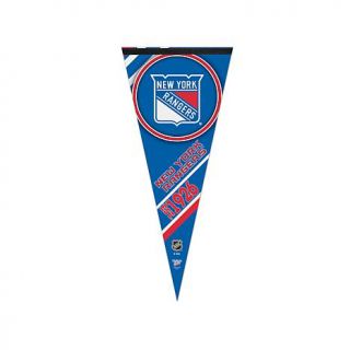 NHL Team Logo 17" x 40" Premium Pennant   Ny Rangers   7800149