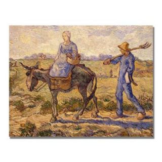 Trademark Fine Art 24 in. x 32 in. Morning Going out to Work Canvas Art BL0963 C2432GG