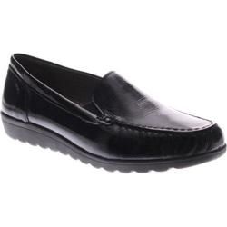 Womens Spring Step Masala Loafer Black Patent Leather  