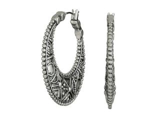 Lucky Brand Bali Hoops Earrings Silver