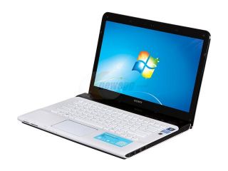 Open Box SONY Laptop VAIO SVE14116FXW Intel Core i5 2450M (2.50 GHz) 6 GB Memory 750 GB HDD Intel HD Graphics 3000 14.0" Windows 7 Home Premium 64 Bit