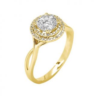 Diamond Couture 14K Gold .50ct Diamond Round Ring   7921439