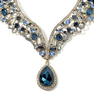 Heidi Daus "Female Intuition" 3 Strand Crystal Drop Necklace   7567595