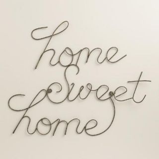 Wire Home Sweet Home Wall Art