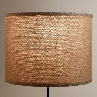 Natural Burlap Drum Table Lamp Shade